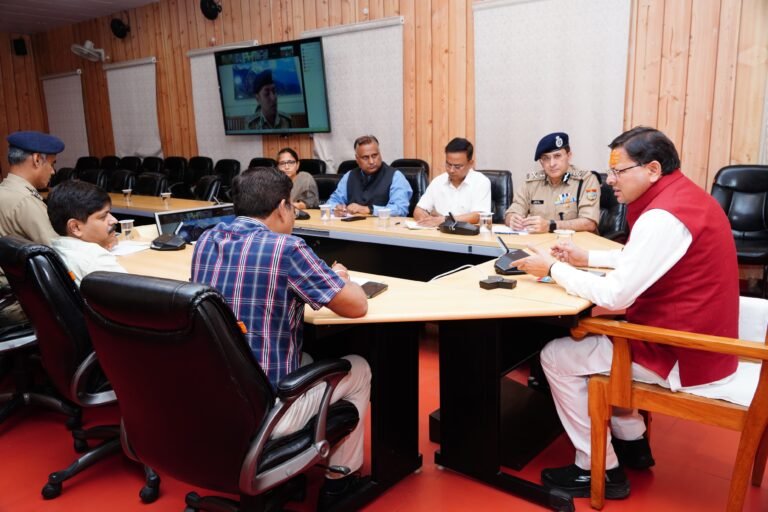सीएम धामी ने की नैनीताल घटना पर हाईलेवल बैठक 