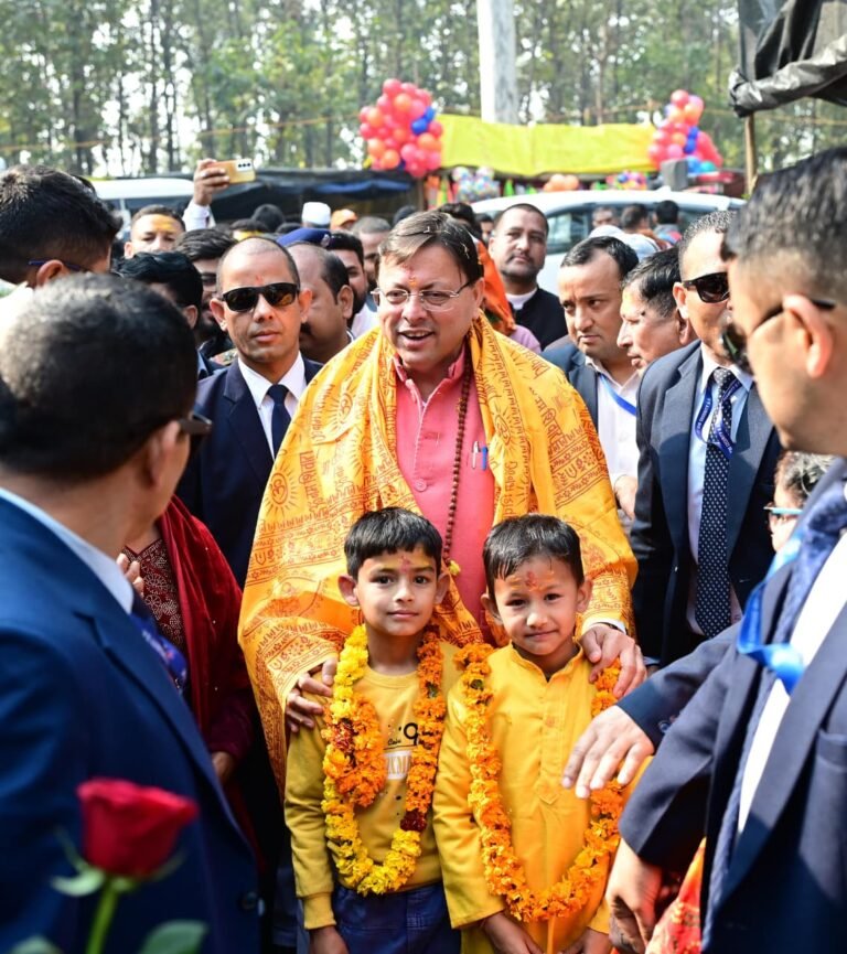 मुख्यमंत्री पुष्कर सिंह धामी ने 295.21 करोड़ के विकास कार्यो का किया लोकार्पण/शिलान्यास